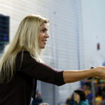 Pierwszaki poznawały zasady bezpieczeństwa na Hali Legionów w Kielcach / Marzena Mąkosa / Radio Kielce