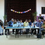 Warsztaty językowe. Wspólne czytanie na wiele języków "Małego Księcia" w I LO im. Stefana Żeromskiego w Kielcach. / Marzena Mąkosa / Radio Kielce