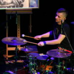 MEMORIAL TO MILES Targi Kielce Jazz Festiwal. Zespół Rafcox Trio. Andrzej Rajski - perkusja / Marzena Mąkosa / Radio Kielce