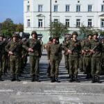 Przysięga wojskowa elewów służby przygotowawczej do NSR / Marzena Mąkosa / Radio Kielce