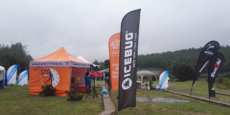 03.09.2017. Zbiornik Wióry. Start zawodów Swimrun / Anna Głąb - Radio Kielce / 03.09.2017. Zbiornik Wióry. Start zawodów Swimrun