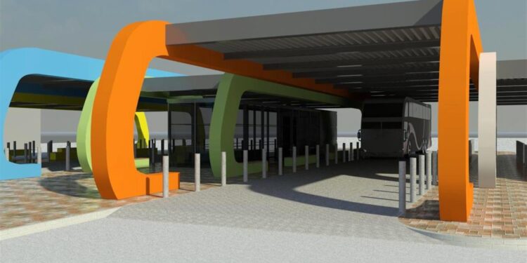 Projekt nowego dworca autobusowego. Centrum Odprawy Pasażerów