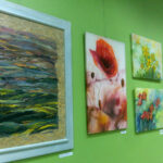 Jędrzejów. Wystawa "Artyści Buska-Zdroju w kręgu galerii Zielona w Jędrzejowie” / Ewa Pociejowska-Gawęda / Radio Kielce