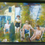 Jędrzejów. Wystawa "Artyści Buska-Zdroju w kręgu galerii Zielona w Jędrzejowie” / Ewa Pociejowska-Gawęda / Radio Kielce