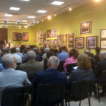 Jędrzejów. Wystawa "Artyści Buska-Zdroju w kręgu galerii Zielona w Jędrzejowie” / Ewa Pociejowska-Gawęda / Radio Kielce