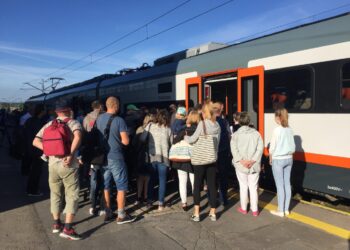 Weekendowy pociąg do Sandomierza (10 lipca 2016 r) / Robert Felczak / Radio Kielce
