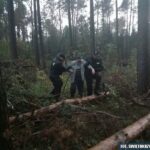 Odnaleziony grzybiarz / świętokrzyska policja