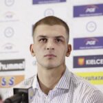 Warszawa. Konferencja prasowa dotycząca przyszłości PGE Vive Kielce - Artsem Karalek / Jarosław Kubalski / Radio Kielce