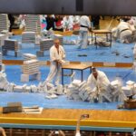 II Świętokrzyska Liga Karate. Koronea Cup. Pokaz senseia Andrzeja Kulesza / Bartłomiej Zapała / Radio Kielce