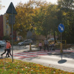 Jędrzejów. W mieście powstają biało-czerwone przejścia dla pieszych / Ewa Pociejowska-Gawęda / Radio Kielce