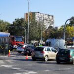 Wypadek na skrzyżowaniu ul. Sandomierskiej i Źródłowej / Bartłomiej Zapała / Radio Kielce