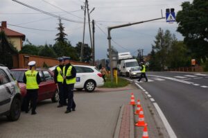 Policyjna akcja „żebyś widział i dał się zobaczyć” / Michał Kita / Radio Kielce