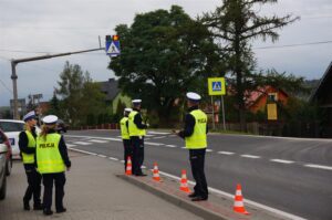 Policyjna akcja „żebyś widział i dał się zobaczyć” / Michał Kita / Radio Kielce