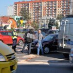 Wypadek na skrzyżowaniu ul. Sandomierskiej i Źródłowej / Bartłomiej Zapała / Radio Kielce