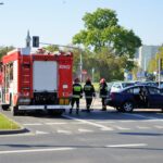 Wypadek na skrzyżowaniu ul. Sandomierskiej i Źródłowej / Bartłomiej Zapała / Radio Kielce