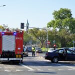 Wypadek na skrzyżowaniu ul. Sandomierskiej i Źródłowej / Bartłomiej Zapała / Radio Kielce