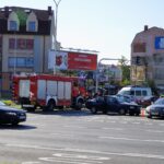 Wypadek na skrzyżowaniu ul. Sandomierskiej i Źródłowej / Bartłomiej Zapała / Radio Kielce