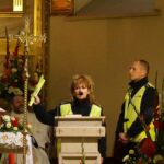 Policyjna akcja „żebyś widział i dał się zobaczyć”. Podinspektor Anna Zielińska Brudek wydział Drogowy KWP w Kielcach, starszy aspirant Robert Nyga / Michał Kita / Radio Kielce