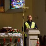 Policyjna akcja „żebyś widział i dał się zobaczyć”. Starszy aspirant Robert Nyga / Michał Kita / Radio Kielce