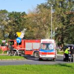 Wypadek na skrzyżowaniu ulicy Sandomierskiej i Alei Solidarności / Bartłomiej Zapała / Radio Kielce