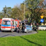 Wypadek na skrzyżowaniu ulicy Sandomierskiej i Alei Solidarności / Bartłomiej Zapała / Radio Kielce