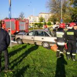 Wypadek na skrzyżowaniu ulicy Sandomierskiej i Alei Solidarności / Bartłomiej Zapała / Radio Kielce