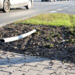 Wypadek na skrzyżowaniu ulicy Sandomierskiej i Alei Solidarności / Bartłomiej Zapała / Radio Kielce