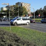 Wypadek na skrzyżowaniu ulicy Sandomierskiej i Alei Solidarności / Bartłomiej Zapała / Radio Kielce