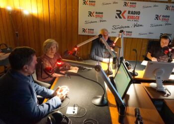 Punkty Widzenia. Jarosław Karyś, Elżbieta Śreniawska, Witold Borowiec, Robert Szumielewicz / Karol Żak / Radio Kielce