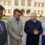 Muzeum Narodowe. Konferencja PiS. Od lewej: senator Krzysztof Słoń, dyrektor Muzeum Narodowego Robert Kotowski, poseł Krzysztof Lipiec, poseł Maria Zuba / Michał Kita / Radio Kielce