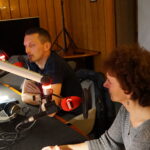 Marta Solnica - dyrektor Świętokrzyskiego Centrum Ratownictwa Medycznego i Transportu Sanitarnego, Mariusz Bednarski z biura prasowego Komendy Wojewódzkiej Policji w Kielcach / Karol Żak / Radio Kielce