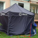 62-letnia kobieta wypadła z okna na 10. piętrze wieżowca, przy ulicy Romualda w Kielcach / Kamil Król / Radio Kielce