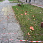 Szkody wyrządzone przez wichurę na dachu bazyliki kolegiackiej w Wiślicy / Kamil Włosowicz / Radio Kielce