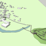 Wizualizacje planowanej rewitalizacji nadnidziańskich terenów w Wiślicy / Studio Architektoniczne ARCHECON