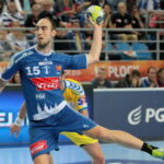 8. kolejka PGNiG Superligi Orlen Wisła Płock - PGE Vive Kielce. Valentin Ghionea / Krzysztof Bujnowicz / Radio Kielce