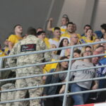 8. kolejka PGNiG Superligi Orlen Wisła Płock - PGE Vive Kielce. Kieleccy kibice / Krzysztof Bujnowicz / Radio Kielce