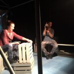 Kielce. Spektakl "Sztuka Latania" Teatru Kubuś w Szkole Podstawowej nr 25 / Ryszard Koziej / Radio Kielce