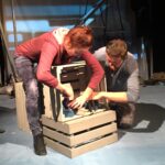 Kielce. Premiera przed spektaklem „Sztuka latania” Teatru i Aktora Kubuś / Ryszard Koziej / Radio Kielce