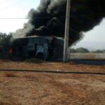 Izrael. Spłonął autokar, którym podróżowali pracownicy MPK Kielce na pielgrzymkę / archiwum prywatne