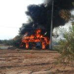 Izrael. Spłonął autokar, którym podróżowali pracownicy MPK Kielce na pielgrzymkę / archiwum prywatne