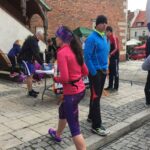 Pierwsza Jesienna Sandomierska Dycha. Rozgrzewka / Grażyna Szlęzak-Wójcik / Radio Kielce