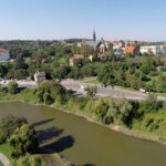 Sandomierz. Rzeka Wisła. Widok na miasto. / Jarosław Kubalski / Radio Kielce