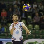 04.10.2017 Kielce. Siatkówka. Plus Liga. Mecz Dafi Społem Kielce - Indykpol AZS Olsztyn. Jakub Wachnik / Jarosław Kubalski / Radio Kielce