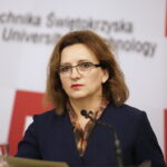 04.10.2017 Kielce. Politechnika Świętokrzyska. Rozpoczęcie roku akademickiego. Wojewoda świętokrzyski Agata Wojtyszek / Jarosław Kubalski / Radio Kielce