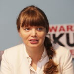 Kielce. Otwarcie biura poselskiego Kukiz ’15 przy ulicy Staszica 5. Magdalena Fogiel-Litwinek, prezes oddziału świętokrzyskiego Stowarzyszenia Kukiz'15 / Jarosław Kubalski / Radio Kielce