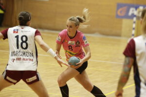 07.10.2017 Kielce. Kielce. Mecz PGNiG Superligi Korona Handball Kielce - SPR Pogoń Szczecin. Dominika Wieckowska / Jarosław Kubalski / Radio Kielce