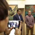 07.10.2017 Kielce. Wernisaż malarstwa Łukasza Prządki w Wieży Sztuki / Jarosław Kubalski / Radio Kielce