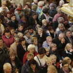 07.10.2017 Kielce. Diecezjalna Pielgrzymka Róż Żywego Różańca. Msza w bazylice katedralnej. / Jarosław Kubalski / Radio Kielce