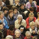 07.10.2017 Kielce. Diecezjalna Pielgrzymka Róż Żywego Różańca. Msza w bazylice katedralnej. / Jarosław Kubalski / Radio Kielce