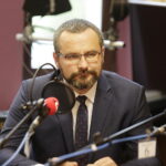 08.10.2017 Kielce. Studio Polityczne Radia Kielce. Tomasz Wojtys, Kukiz`15 / Jarosław Kubalski / Radio Kielce